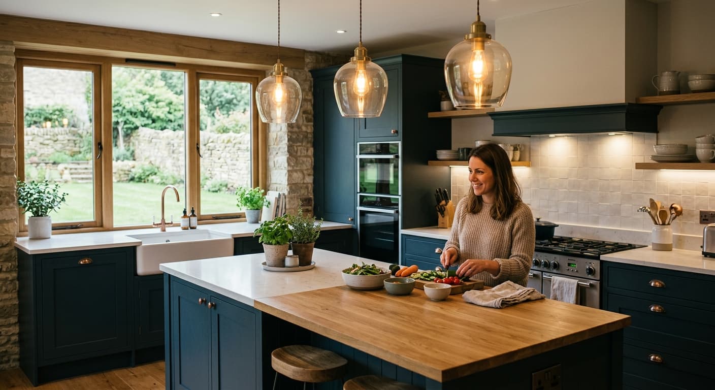 Featured image for Kitchen Lighting Ideas: UK Cost Guide 2024